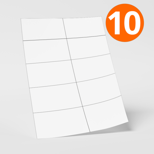 LL10NSE A4 Labels 10 Labels Per Sheet 105 x 74mm 500 Sheets | Lotus Labels