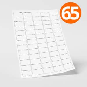 65 Labels Per Sheet