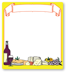 Printed Sandwich Labels 62 x 68mm 3,000