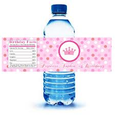 Water Bottle Labels