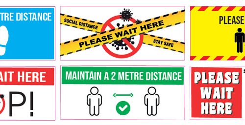 label-social-distancing