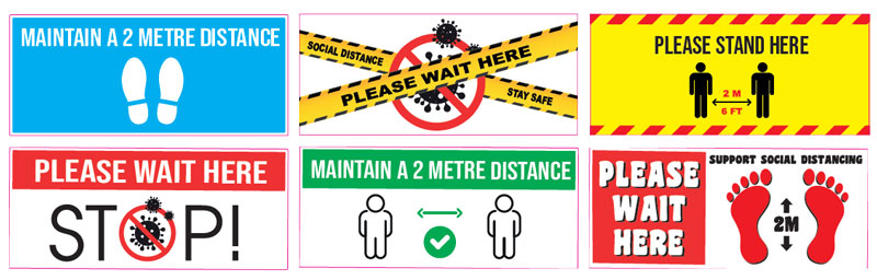 label-social-distancing