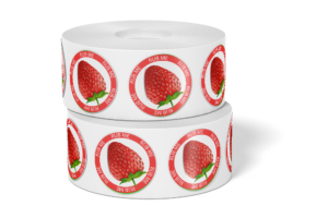 Scented Strawberry Labels