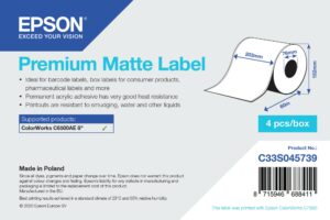 Epson label roll normal paper for CW-C6500Ae Inkjet