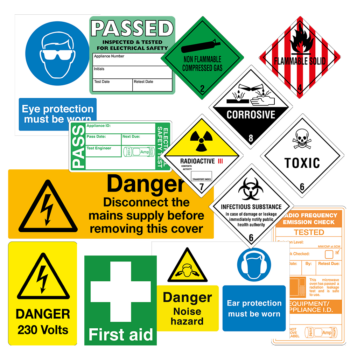 Industrial labels.