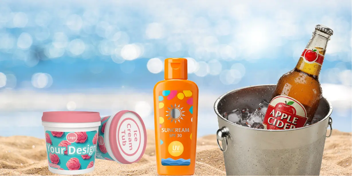 Summer Product Labels That Last — Skincare, Beverages & More