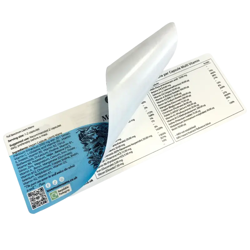 Peel and Reveal Labels