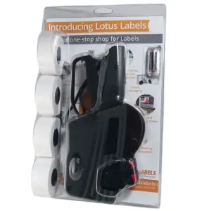 2 line Price Gun Blister Pack